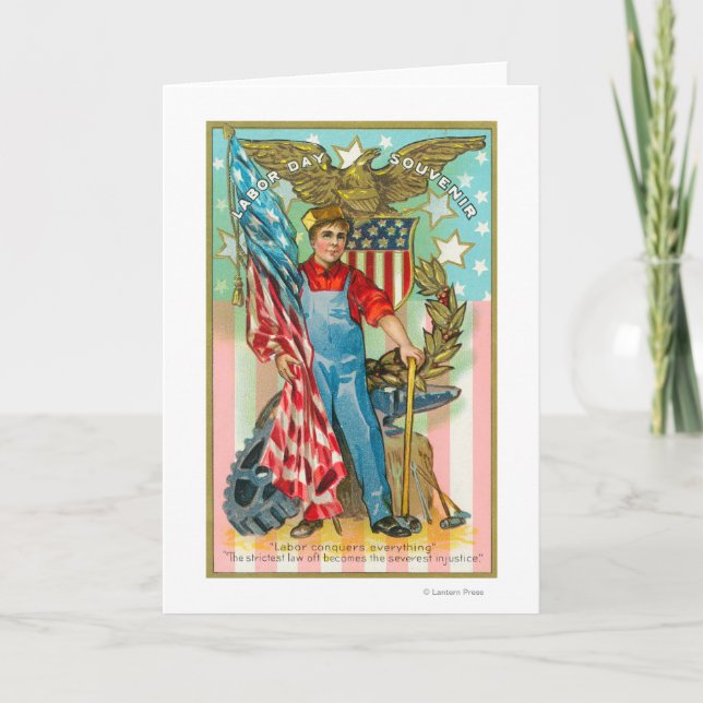Labor Day Souvenir Card (Front)