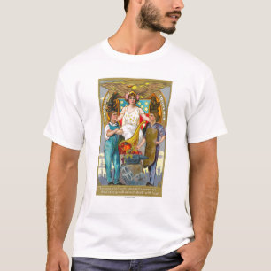 Labor Day Souvenir Laborers with Lady Justice T-Shirt