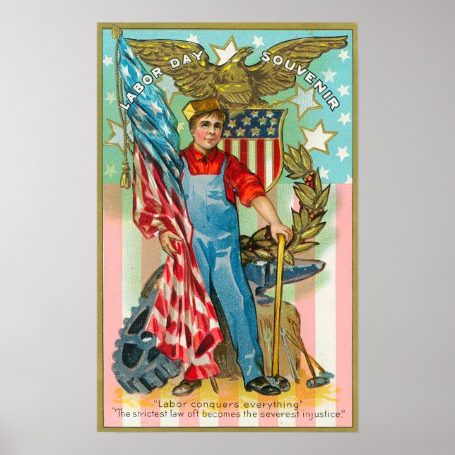 Labor Day Souvenir Poster (Front)