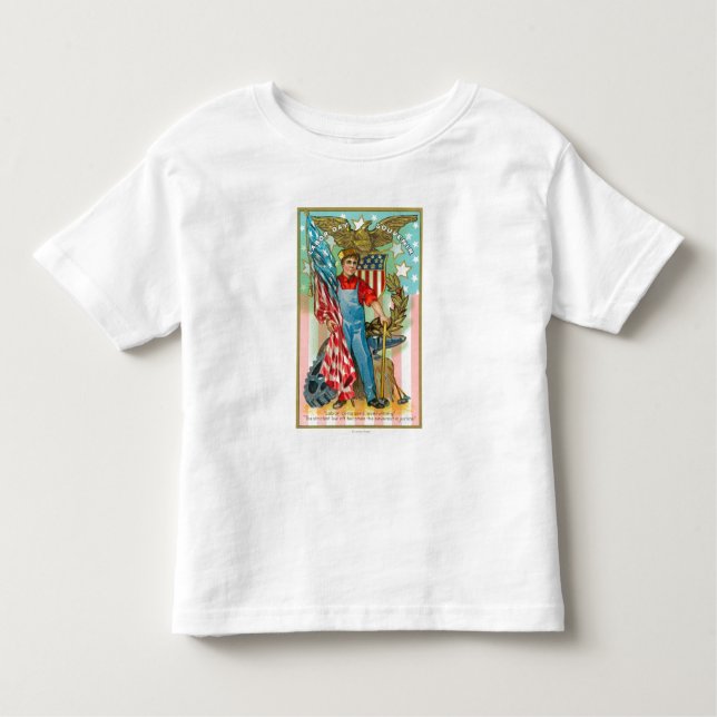 Labor Day Souvenir Toddler T-shirt (Front)