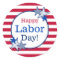 Labor Day Stars and Stripes Cool Modern Patriotic