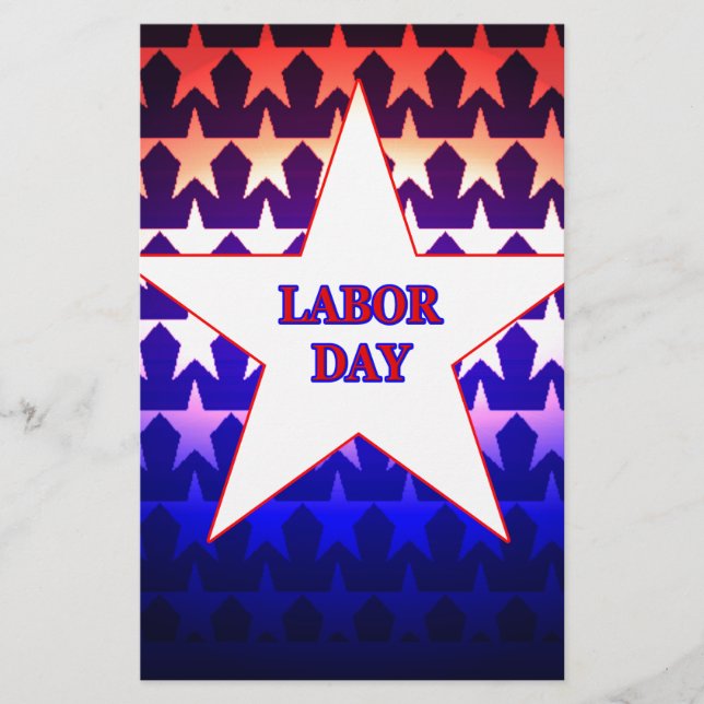 Labor Day Stationery (Front)