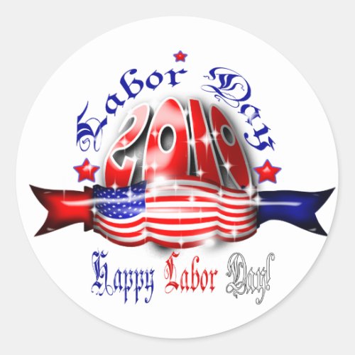 Labor Day Sticker