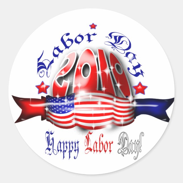Labor Day Sticker (Front)