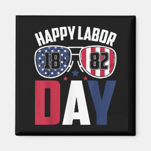 Labor Day Sungles 1882 American Flag Men Women Kid Magnet