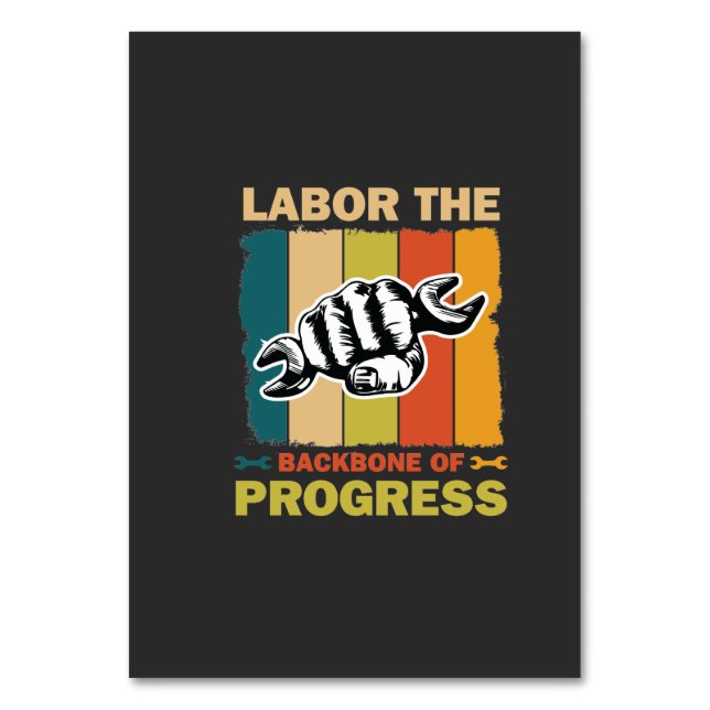  labor day t-shirt design table number (Front)