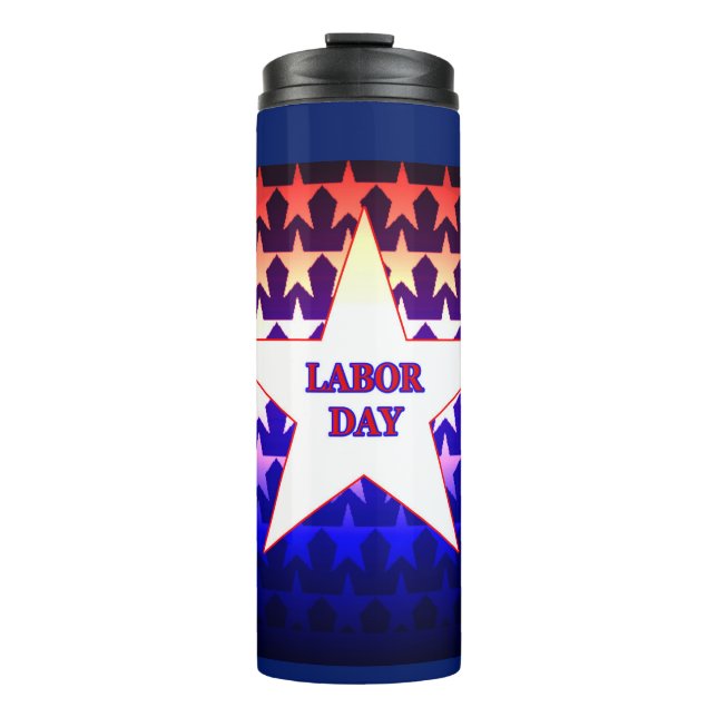 Labor Day  Thermal Tumbler (Front)