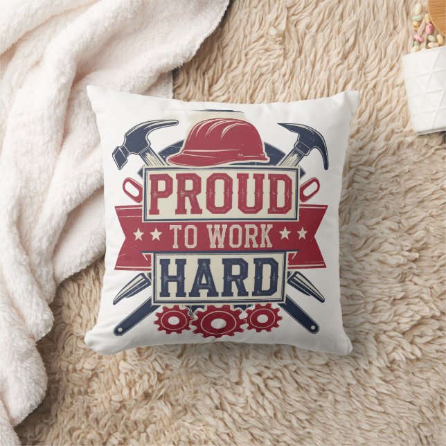 Labor Day Throw Pillow (Blanket)