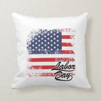 Labor Day  Throw Pillow