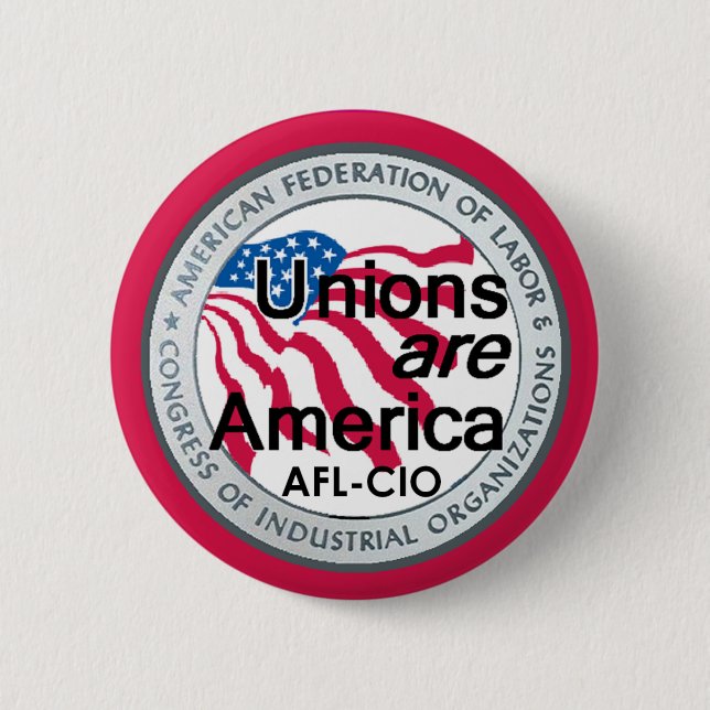 Labor Day Unions Button (Front)