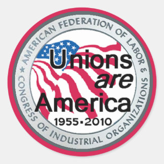 Labor Day Unions Sticker