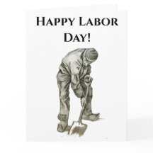 Labor Day Van Gogh Working Man Drawing