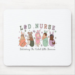 Labor Delivery Nurse Delivering The Cutest Little Mouse Pad