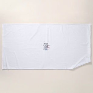 Labor & Delivery Nurse Floral Bow Vintage Shirt De Beach Towel