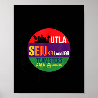 Labor Movement UTLA SEIU AALA Got The People Women Poster