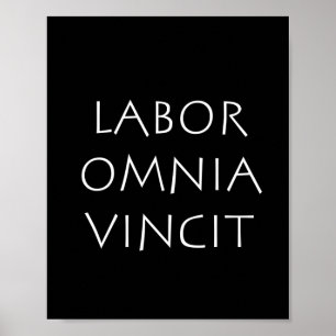 Labor omnia vincit poster