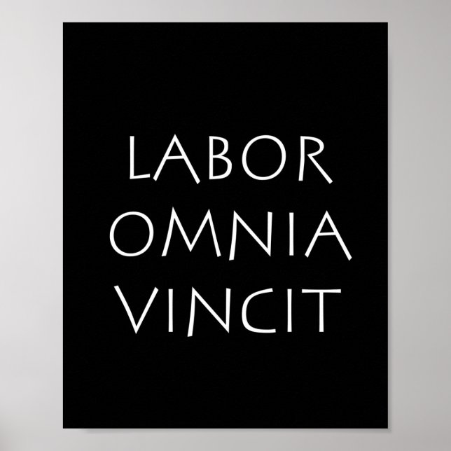 Labor omnia vincit poster (Front)