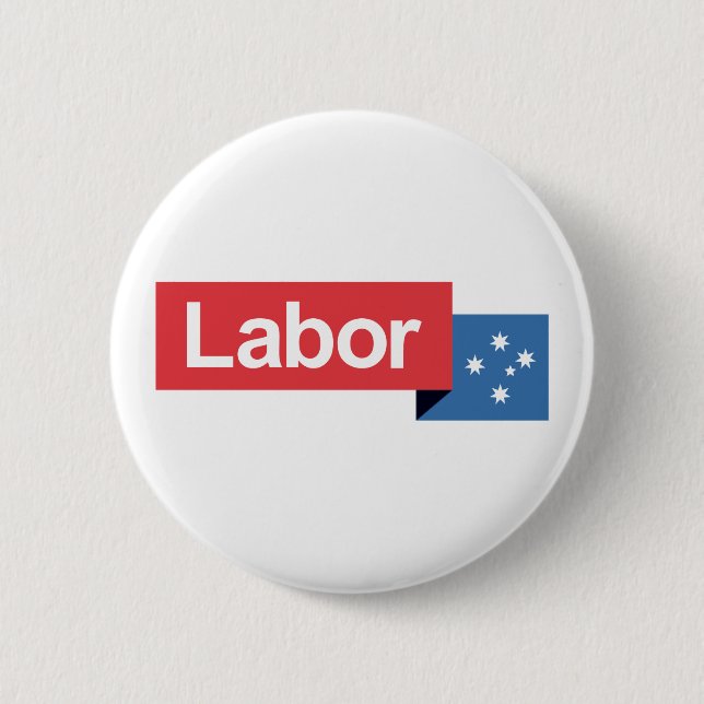 Labor Party Australia Pinback Button (Front)