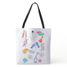 Laboratory Biotechnology Large Tote Bag