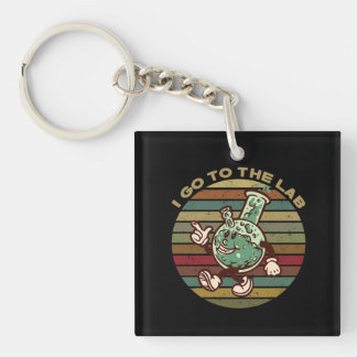 Laboratory chemistry science humor T-Shirt Keychain