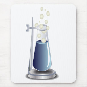 Laboratory flask mouse pad