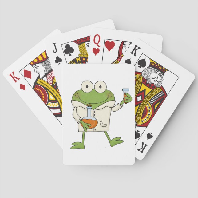 Laboratory Frog Poker Cards (Back)