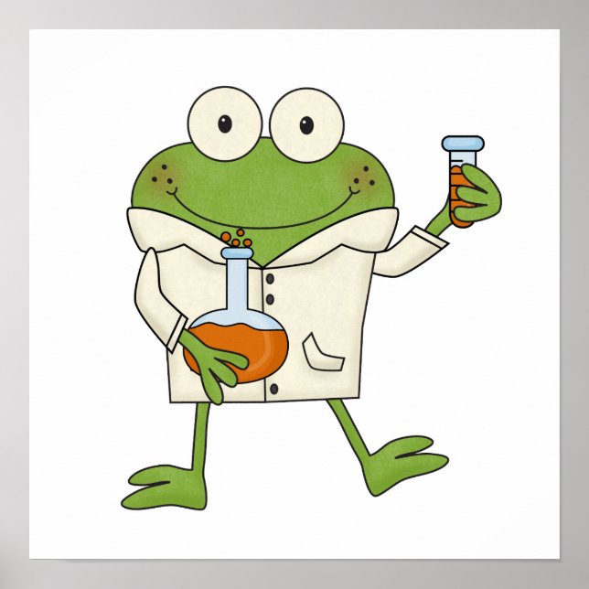 Laboratory Frog Poster (Front)