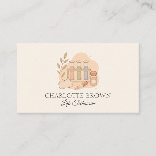 Laboratory Medical Science Research Healthcare Business Card