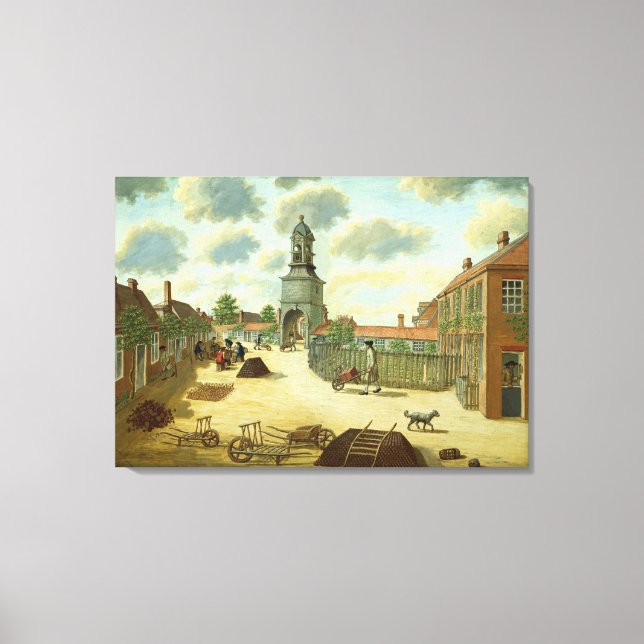 Laboratory Square Canvas Print (Front)