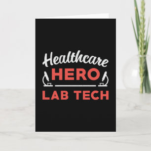 Laboratory Technician Healthcare Hero Lab Tech Card