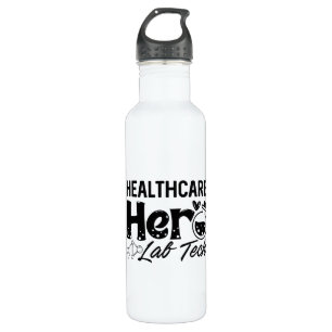 Laboratory Technician Healthcare Hero Lab Tech Stainless Steel Water Bottle
