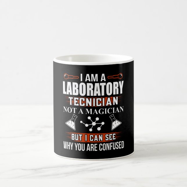 Laboratory Technician Lab Tech Fun Pun Coffee Mug (Center)
