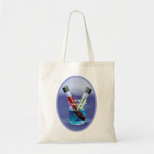 Laboratory Test Tubes and Beaker Tote Bag