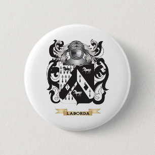 Laborda Coat of Arms (Family Crest) Button