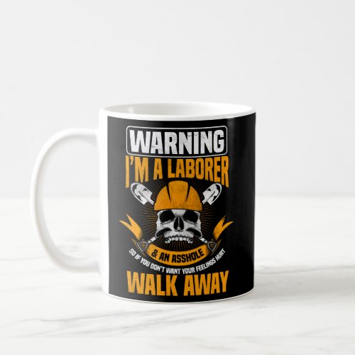 Laborer Skull Skilled Union Labor Worker Coffee Mug