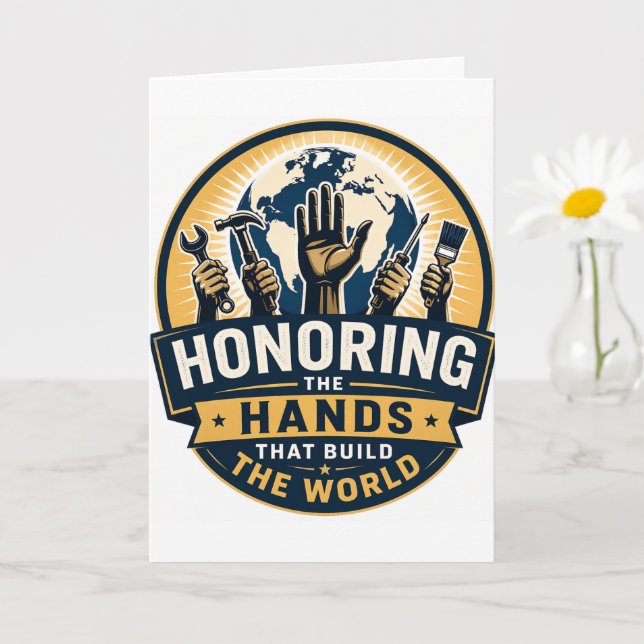 Labour Day  Card (Small Plant)