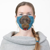 Labradoodle Adult Cloth Face Mask (Worn)