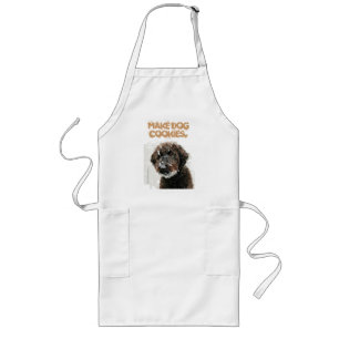 Labradoodle ART 'make dog cookies' Apron