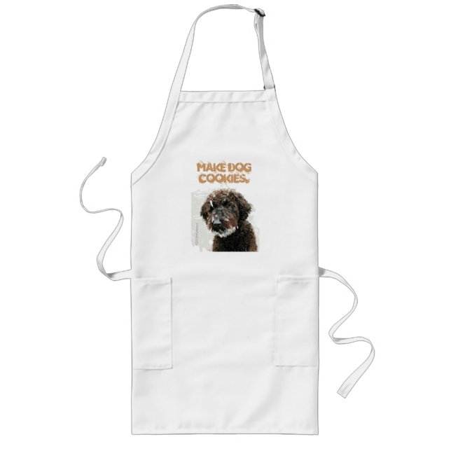 Labradoodle ART 'make dog cookies' Apron (Front)