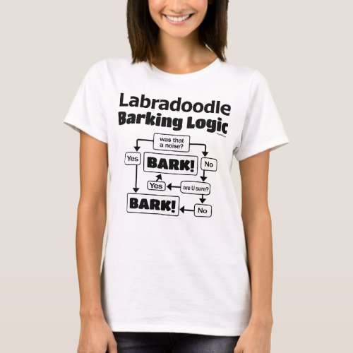 Labradoodle Barking Logic T_Shirt