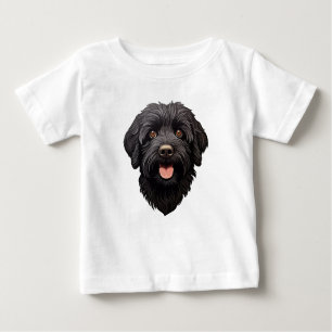 Labradoodle Black Dog Baby T-Shirt