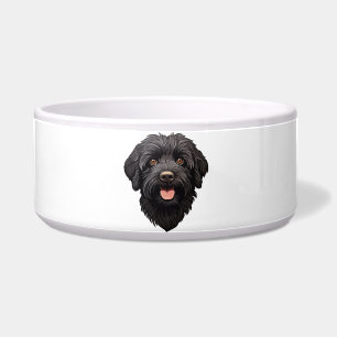 Labradoodle Black Dog Bowl