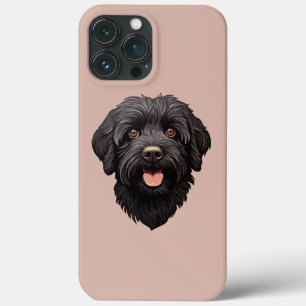 Labradoodle Black Dog iPhone 13 Pro Max Case