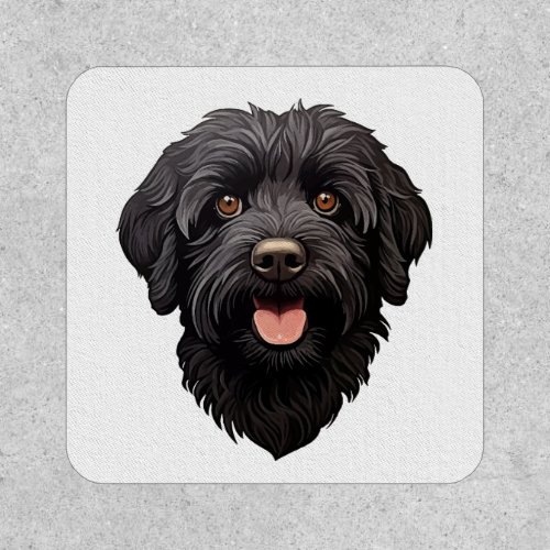 Labradoodle Black Dog Patch