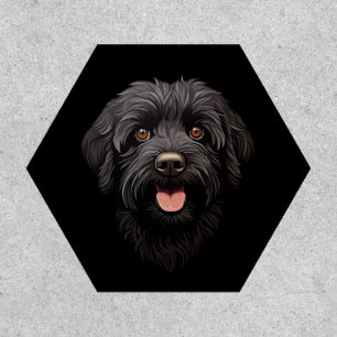 Labradoodle Black Dog Patch