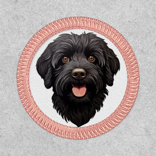 Labradoodle Black Dog Patch