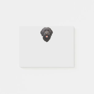 Labradoodle Black Dog Post-it Notes
