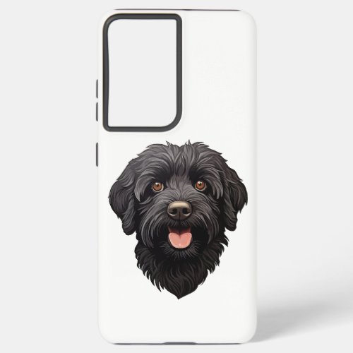 Labradoodle Black Dog Samsung Galaxy S21 Ultra Case