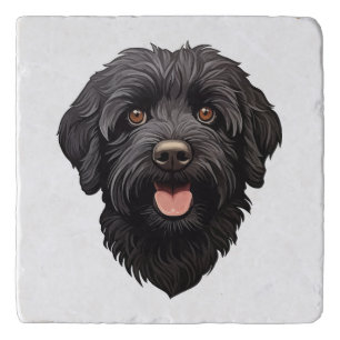 Labradoodle Black Dog Trivet