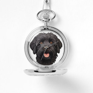 Labradoodle Black Dog Watch